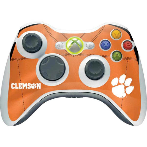 Clemson University Orange Jersey Xbox 360 Wireless Controller Skin