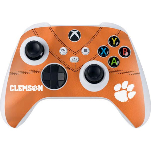 Clemson University Orange Jersey Xbox Series S Controller Skin