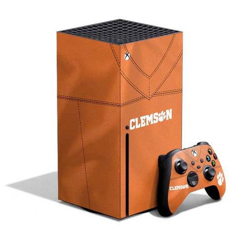 Clemson University Orange Jersey Xbox Series X Skins