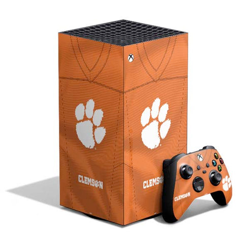 Clemson University Orange Jersey XBox Series X Digital Edition Bundle Skin