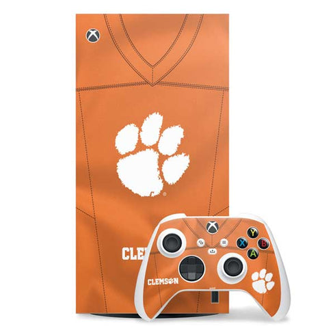 Clemson University Orange Jersey Xbox Series X Skins