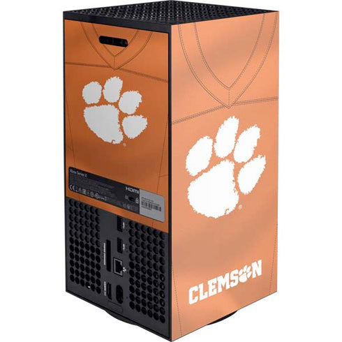 Clemson University Orange Jersey XBox Series X Digital Edition Console Skin