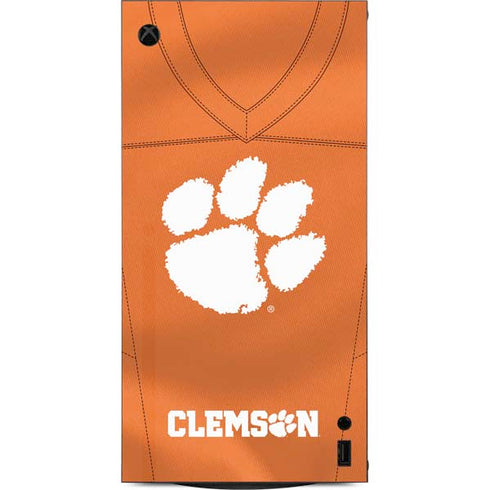 Clemson University Orange Jersey XBox Series X Digital Edition Console Skin