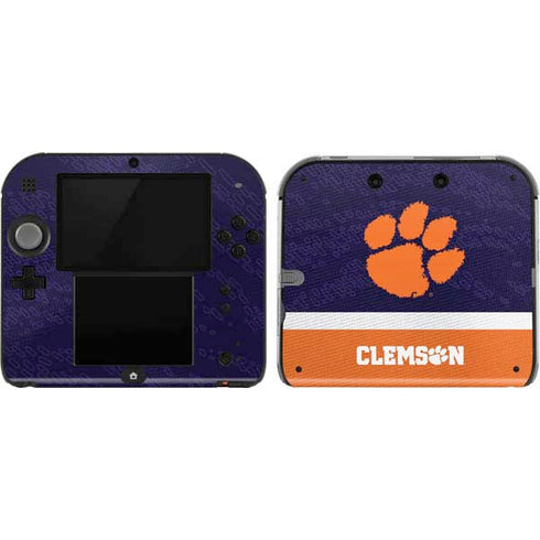 Clemson University Paw Logo Nintendo Skins