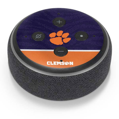 Clemson University Paw Logo Amazon Echo Dot Skin