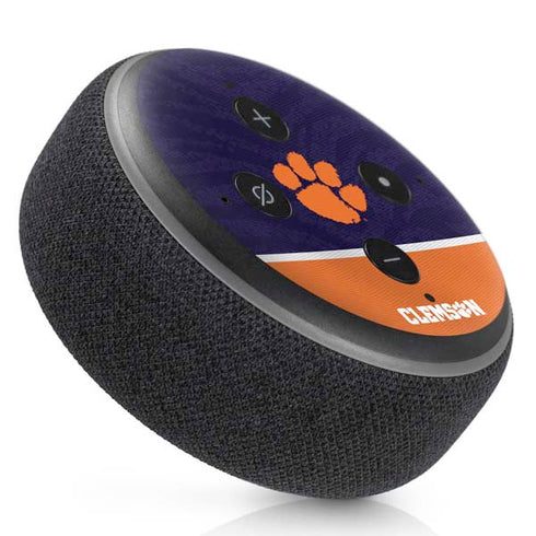 Clemson University Paw Logo Amazon Echo Dot Skin