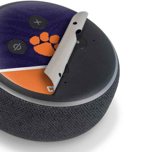 Clemson University Paw Logo Amazon Echo Dot Skin