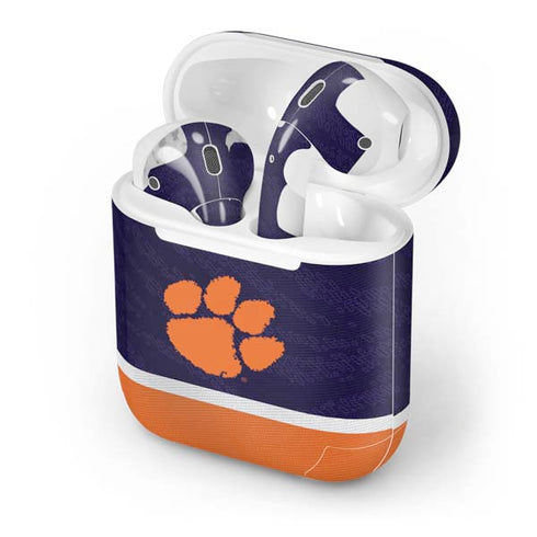 Clemson University Paw Logo Apple AirPods Skin