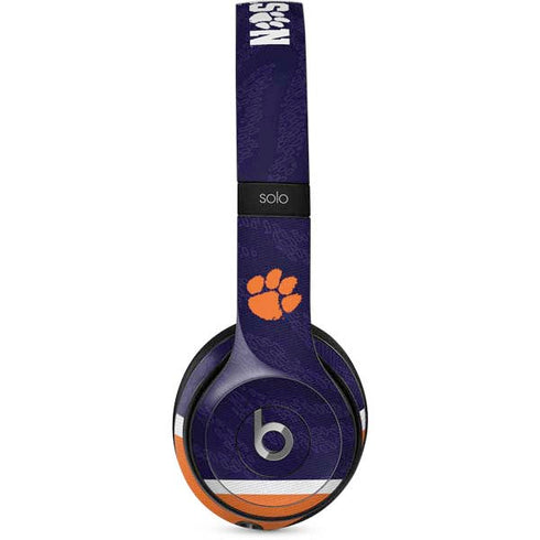 Clemson University Paw Logo Beats Solo 2 Wired Skin