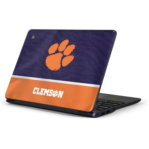 Clemson University Paw Logo Samsung Chromebook Skin