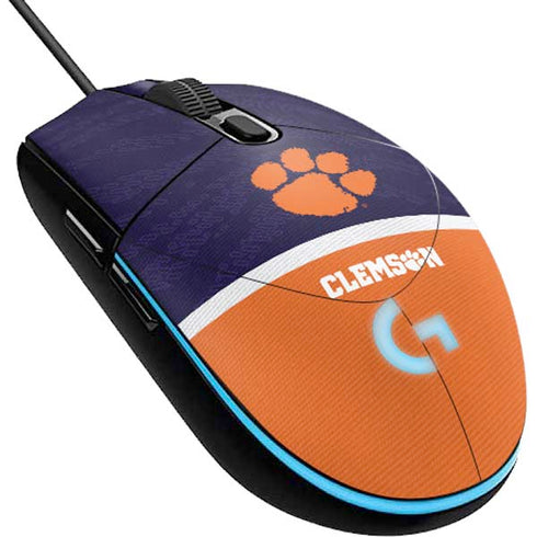 Clemson University Paw Logo G203 Prodigy RGB Wired Gaming Mouse Skin