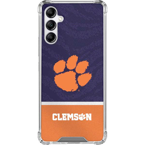 Clemson University Paw Logo Galaxy A14 5G Clear Case