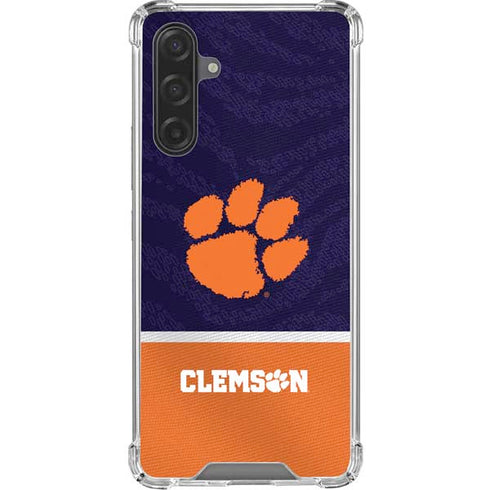 Clemson University Paw Logo Galaxy A17 Clear Case