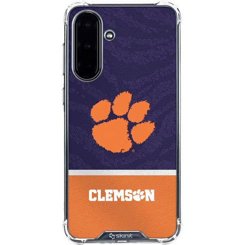 Clemson University Paw Logo Galaxy A36 5G Clear Case