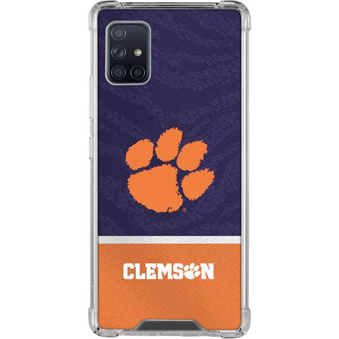 Clemson University Paw Logo Galaxy A51 5G Clear Case