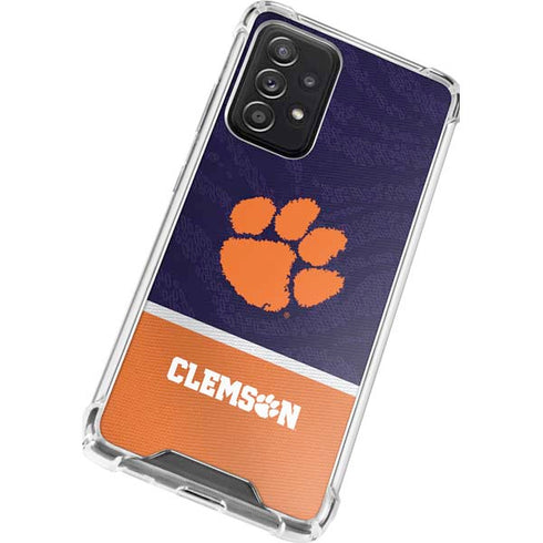 Clemson University Paw Logo Galaxy A52 5G Clear Case