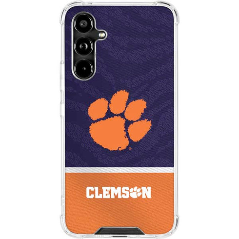 Clemson University Paw Logo Galaxy A54 5G Clear Case