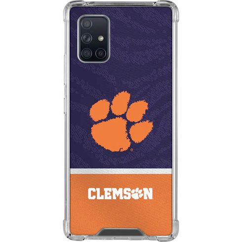 Clemson University Paw Logo Galaxy A71 5G Clear Case