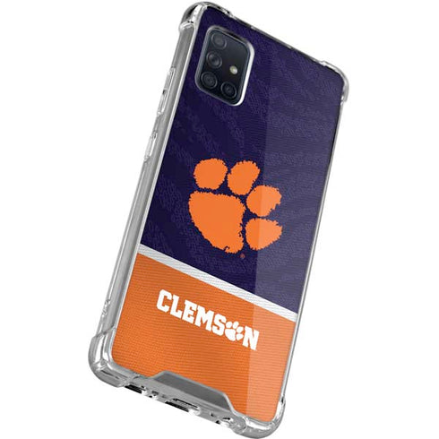 Clemson University Paw Logo Galaxy A71 5G Clear Case