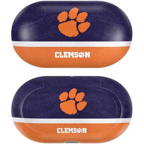 Clemson University Paw Logo Galaxy Buds Plus Skin