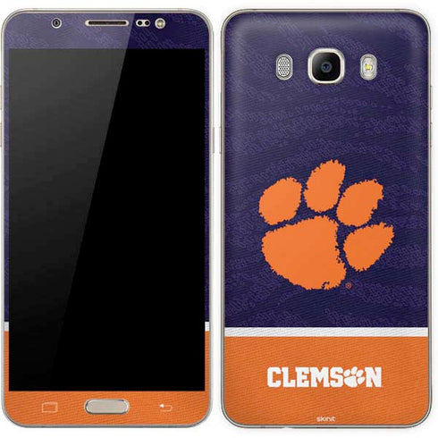 Clemson University Paw Logo Galaxy J7 Skin
