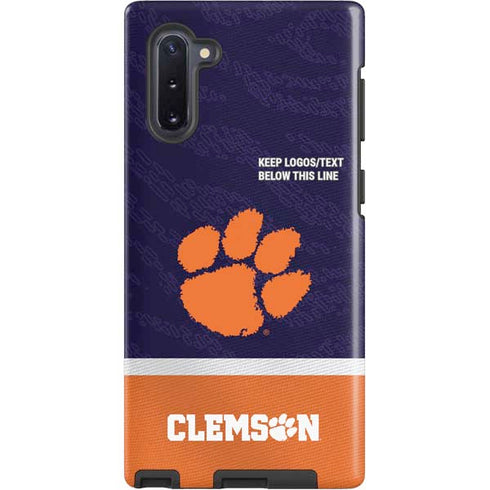 Clemson University Paw Logo Galaxy Cases