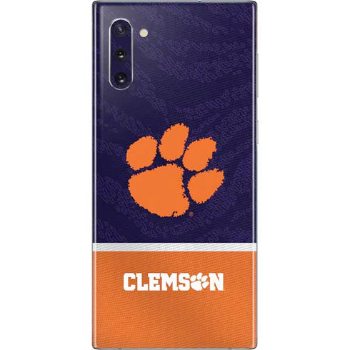 Clemson University Paw Logo Galaxy Note 10 Skin