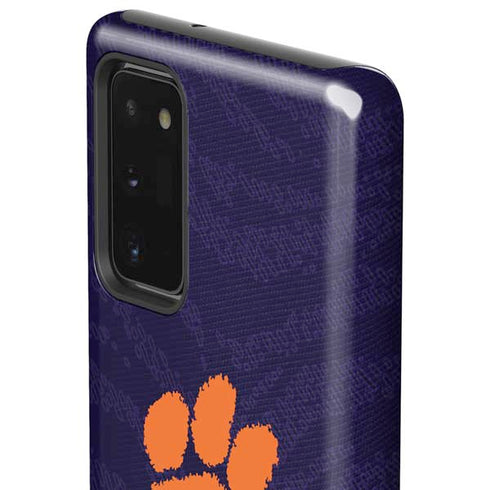 Clemson University Paw Logo Galaxy Note20 5G Pro Case