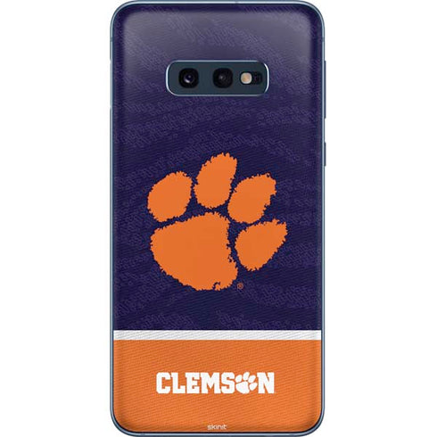 Clemson University Paw Logo Galaxy S10e Skin