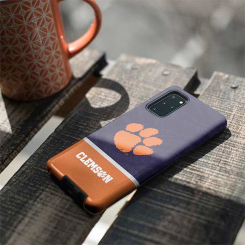 Clemson University Paw Logo Galaxy S20 Plus Pro Case