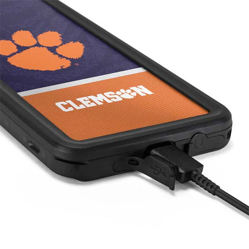 Clemson University Paw Logo Galaxy S20 Plus Waterproof Case