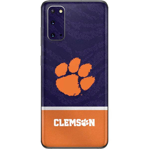 Clemson University Paw Logo Galaxy S20 Skin
