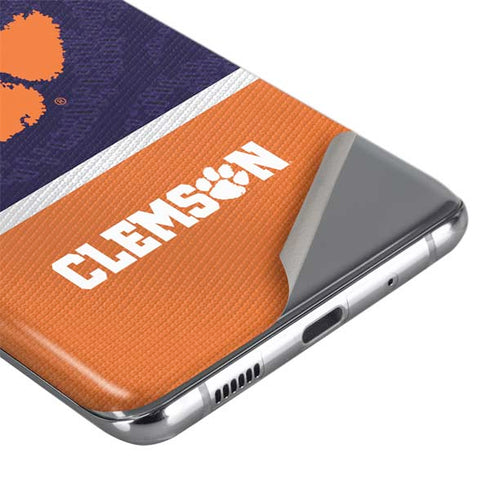 Clemson University Paw Logo Galaxy S20 Skin