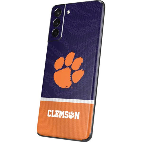 Clemson University Paw Logo Galaxy S21 5G Skin