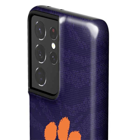 Clemson University Paw Logo Galaxy S21 Ultra 5G Pro Case