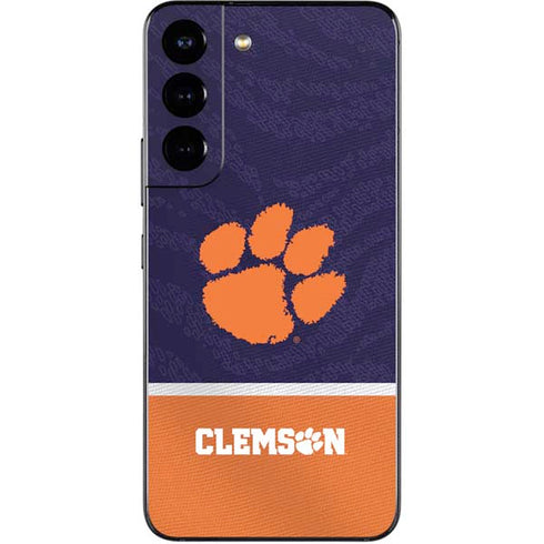Clemson University Paw Logo Galaxy S22 Skin