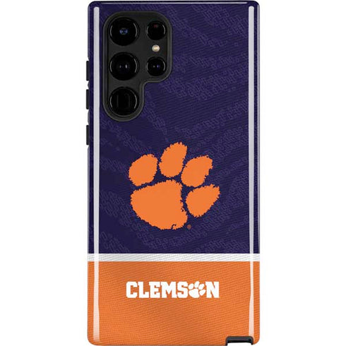 Clemson University Paw Logo Galaxy S22 Ultra Pro Case
