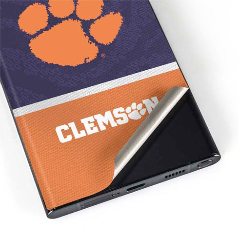 Clemson University Paw Logo Galaxy S22 Ultra Skin