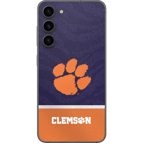 Clemson University Paw Logo Galaxy S23 Plus Skin