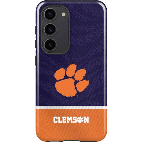 Clemson University Paw Logo Galaxy S23 Pro Case