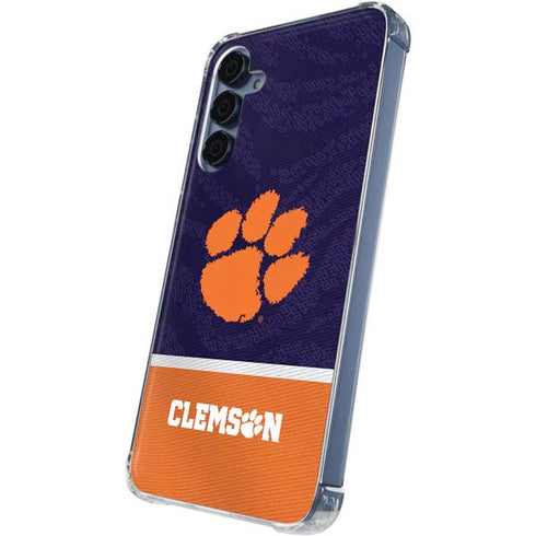 Clemson University Paw Logo Galaxy S24 Clear Case