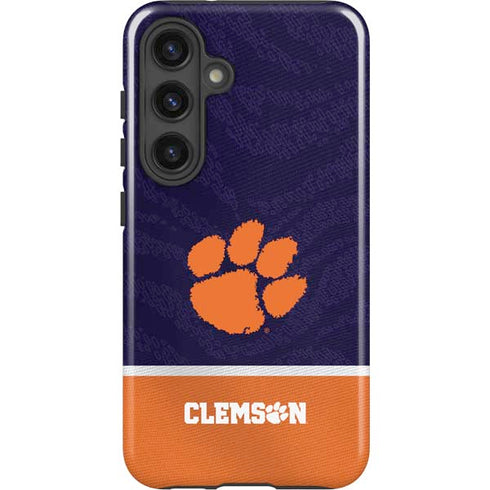Clemson University Paw Logo Galaxy S25 Impact Case