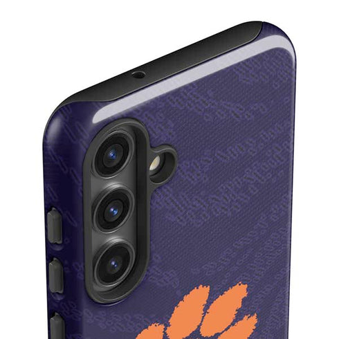 Clemson University Paw Logo Galaxy S25 Impact Case