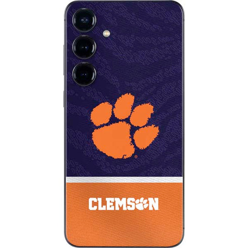 Clemson University Paw Logo Galaxy S25 Skin