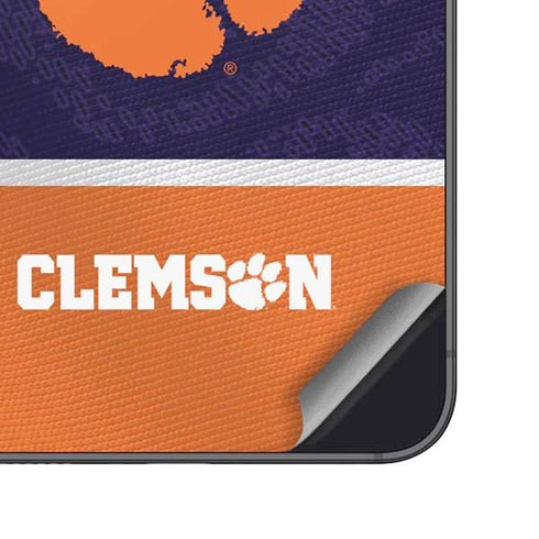 Clemson University Paw Logo Galaxy S25 Skin