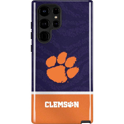 Clemson University Paw Logo Galaxy S25 Ultra Impact Case