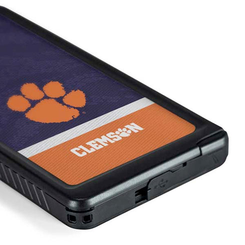 Clemson University Paw Logo Galaxy S24 Ultra Waterproof Case