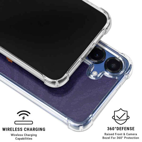 Clemson University Paw Logo Galaxy S25 Clear Case