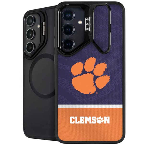 Clemson University Paw Logo Galaxy S26 Plus Kickstand Case