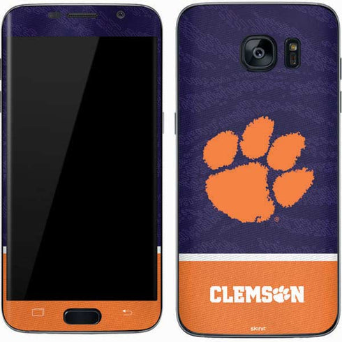 Clemson University Paw Logo Galaxy S7 Skin